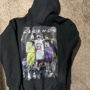Gildan Legends Graphic Black Hoodie